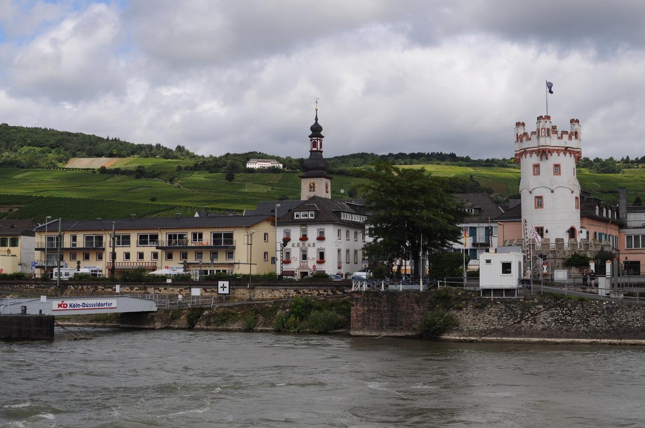 Hotel Krone Ruedesheim Ruedesheim am Rhein Luaran gambar